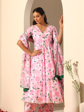 Pomcha Jaipur - GUL ROZI ANARKALI SET